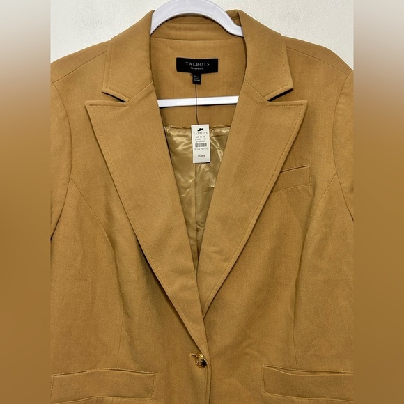 New! Talbots Tailored Stretch Blazer Plus Petite Womens Size 16 Petite - Picture 4 of 14